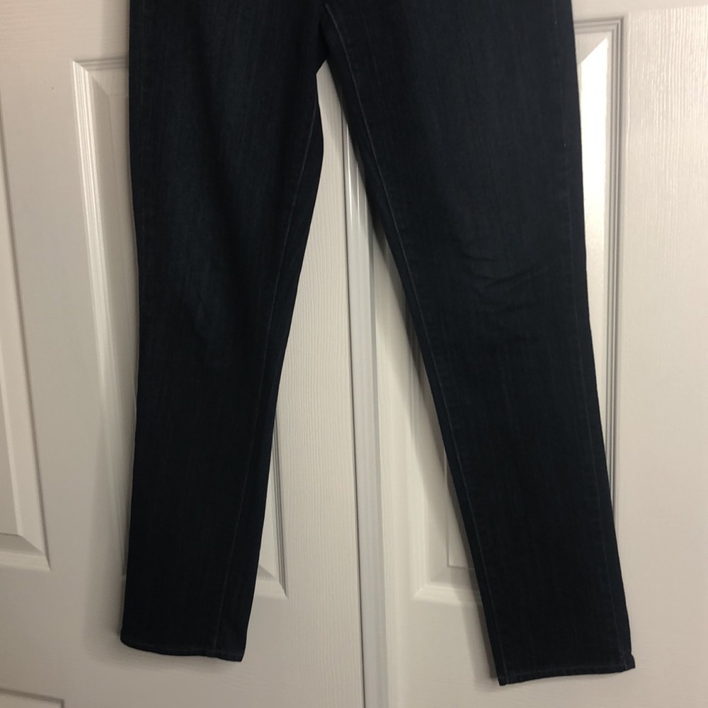Paige Skyline Ankle Peg Jeans Dark 28 - Picture 3 of 7